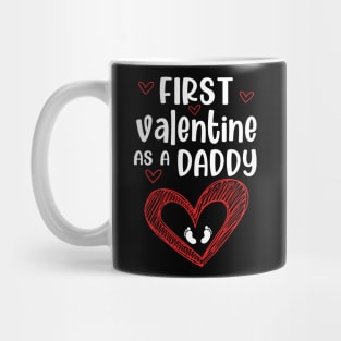 first valentine as a daddy Mug